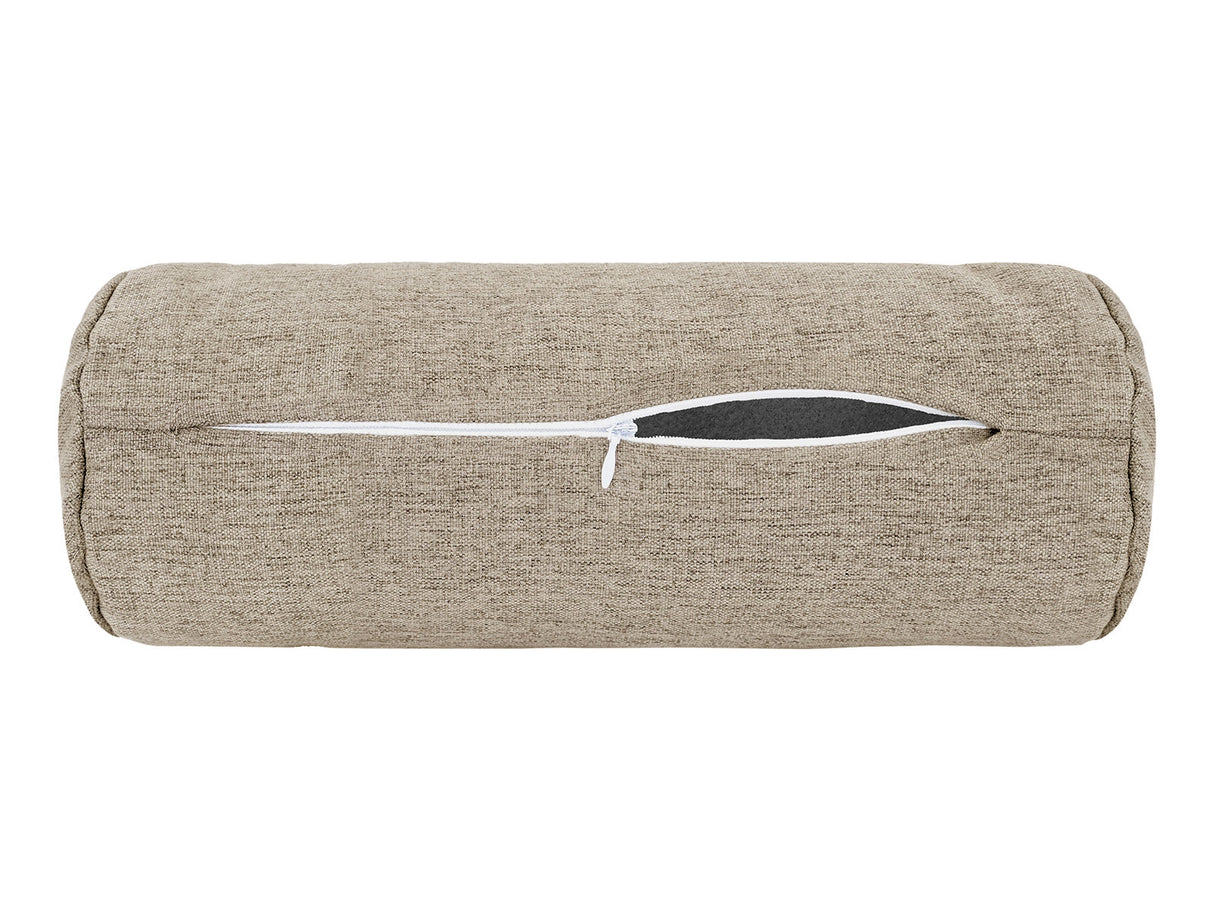 Nackenrollenhülle ca. 15x40 cm – melierter Möbelstoff mit Tiefe und Stand | beties WunschTON