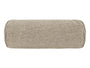 beties Wunschton Nackenrollenhülle 15x40 cm Taupe Braun – Vorderansicht, melierter Möbelstoff