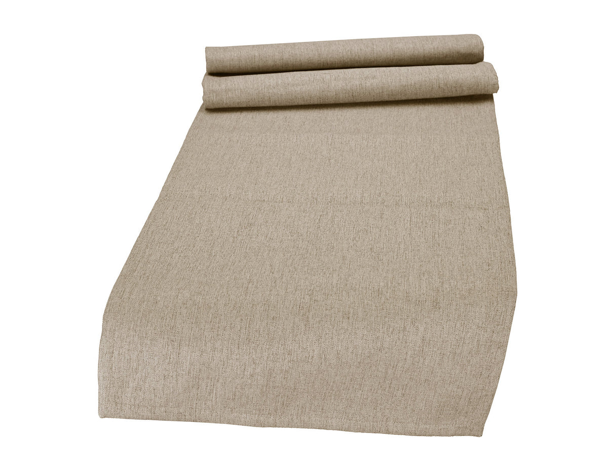 Tischläufer ca. 40x130 cm – melierter Möbelstoff mit Tiefe und Stand | beties WunschTON