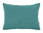 beties Wunschton Kissenhülle 25x35 cm Teal Petrol – vorderansicht, melierter Möbelstoff 