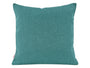  beties Wunschton Kissenhülle 40x40 cm Teal Petrol – vorderansicht, melierter Möbelstoff 