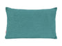 beties Wunschton Kissenhülle 40x60 cm Teal Petrol – vorderansicht, melierter Möbelstoff