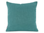 beties Wunschton Kissenhülle 45x45 cm Teal Petrol – vorderansicht, melierter Möbelstoff