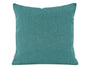 beties Wunschton Kissenhülle 50x50 cm Teal Petrol – vorderansicht, melierter Möbelstoff