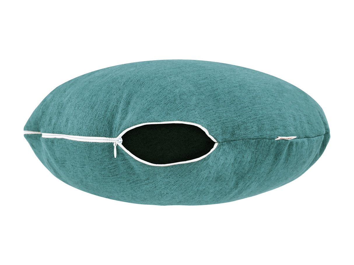 Kissenhülle ca. 60 cm Ø  – melierter Möbelstoff mit Tiefe und Stand | beties WunschTON