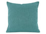beties Wunschton Kissenhülle 60x60 cm Teal Petrol – vorderansicht, melierter Möbelstoff
