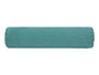  beties Wunschton Nackenrolle gefüllt 13x50 cm Teal Petrol – vorderansicht, melierter Möbelstoff 
