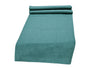 beties Wunschton Tischläufer 40x130 cm Teal Petrol – Vorderansicht, melierter Möbelstoff 