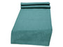 beties Wunschton XL Tischläufer 40x220 cm Teal Petrol – Vorderansicht, melierter Möbelstoff 