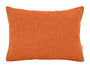  beties Wunschton Kissenhülle 25x35 cm Terracotta Orange – Vorderansicht, melierter Möbelstoff 