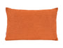 beties Wunschton Kissenhülle 40x60 cm Terracotta Orange – vorderansicht, melierter Möbelstoff