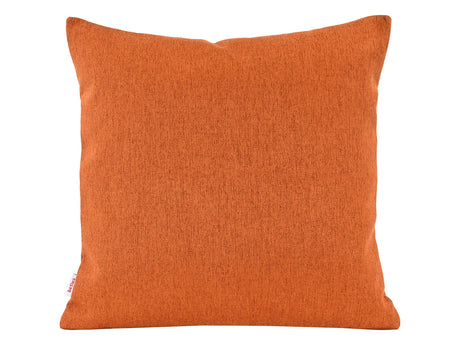 beties Wunschton Kissenhülle 45x45 cm Terracotta Orange – vorderansicht, melierter Möbelstoff
