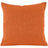 beties Wunschton Kissenhülle 50x50 cm Terracotta Orange – vorderansicht, melierter Möbelstoff 