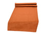  beties Wunschton XL Tischläufer 40x130 cm Terracotta Orange – Vorderansicht, melierter Möbelstoff 