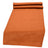  beties Wunschton XL Tischläufer 40x220 cm Terracotta Orange – Vorderansicht, melierter Möbelstoff 