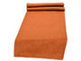  beties Wunschton XL Tischläufer 40x220 cm Terracotta Orange – Vorderansicht, melierter Möbelstoff 
