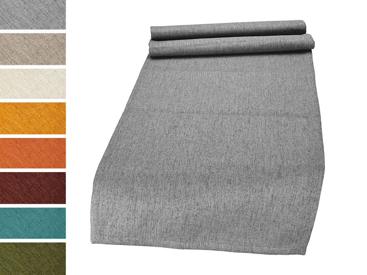 XL Tischläufer ca. 40x220 cm – melierter Möbelstoff mit Tiefe und Stand | beties WunschTON