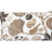 Kissenhülle ca. 30x50 cm taupe Baumwolle beties "Zauberwald"