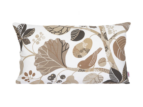 Kissenhülle ca. 30x50 cm taupe Baumwolle beties "Zauberwald"