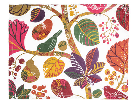 Platzset ca. 35x45 cm elfenbein-bunt Baumwolle beties "Zauberwald"