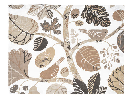 Platzset ca. 35x45 cm taupe Baumwolle beties "Zauberwald"