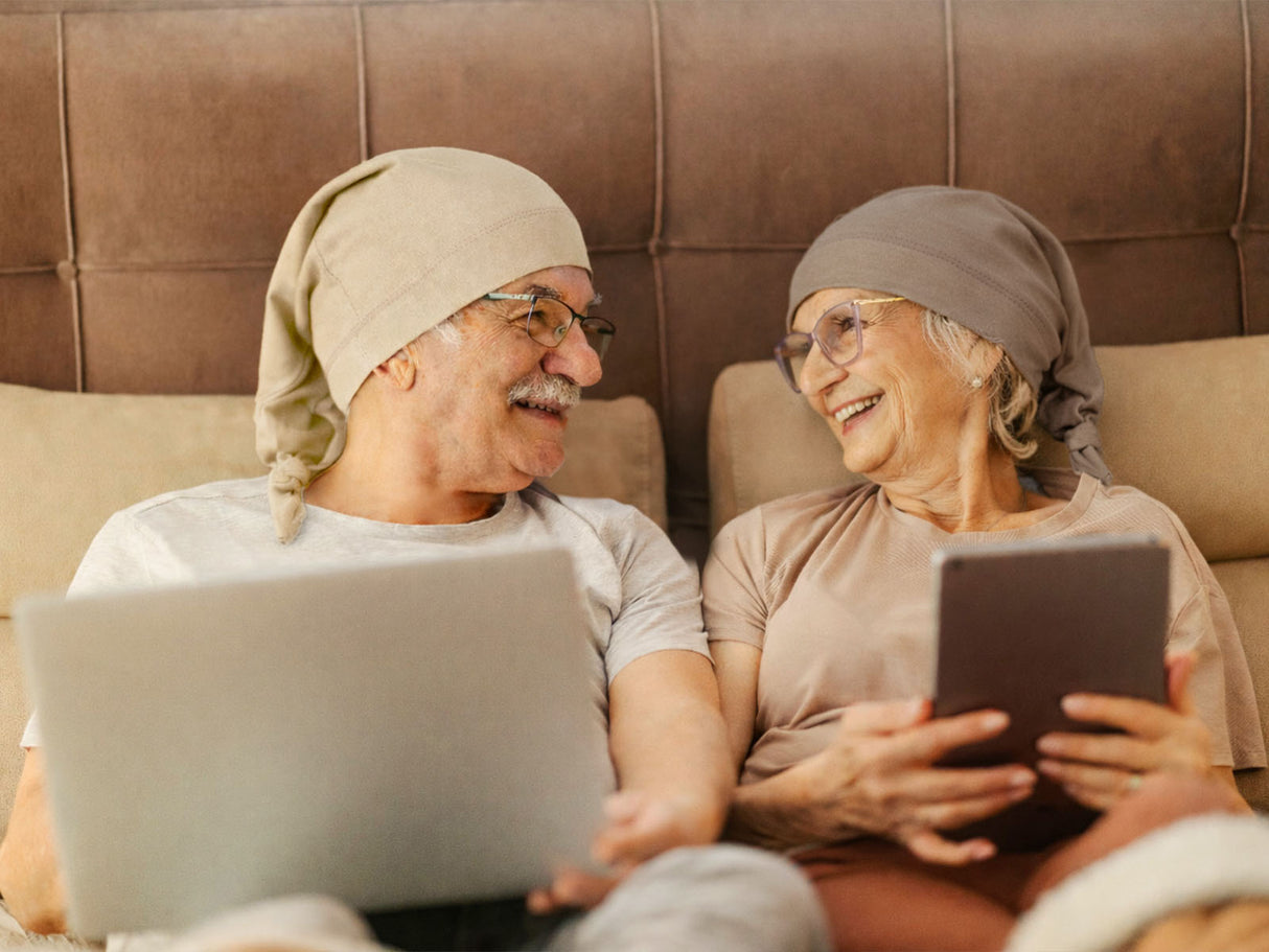 Beanie Skull-Cap Schlafmütze leichte Sommermütze 100% Baumwolle-Jersey One-Size Unisex beties "BasicSoft"