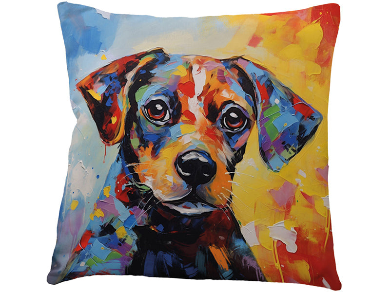 Kissenhülle ca. 45x45 cm Mischgewebe POP Collection beties "Bunter Hund"