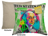Kissenhülle ca. 45x45 cm Mischgewebe POP Collection beties "Dollar"