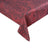 Tischdecke ca. 110x110 cm karmin-rot beties "Epoche"