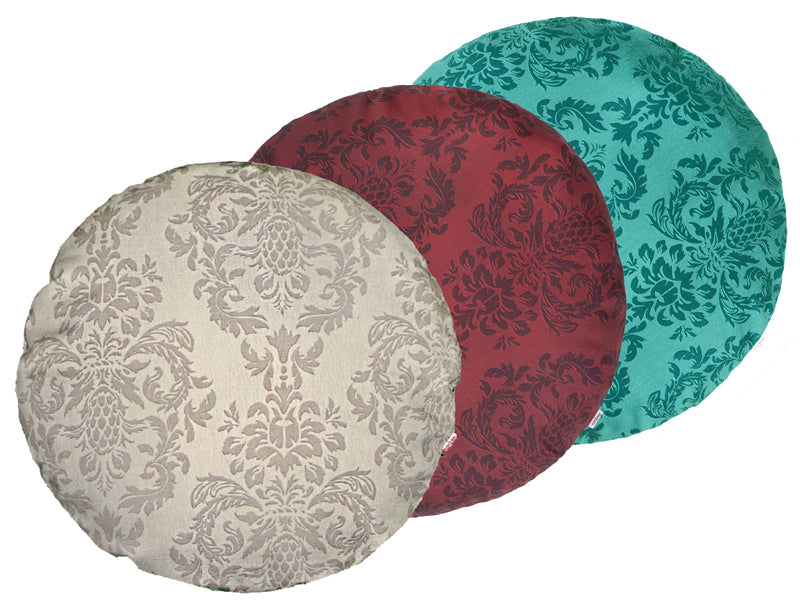 Housse de coussin ronde env. 60 cm Ø 100% coton beties "Epoche"
