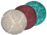 Housse de coussin ronde env. 60 cm Ø 100% coton beties "Epoche"