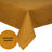 Tischdecke ca. 100x100 cm curry-gelb Chenille-Haptik beties "FarbTon"