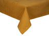  Tischdecke 100x100 cm curry-gelb Chenille-Haptik beties „FarbTon" – Tischwäsche Oeko-Tex 