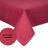 Tischdecke ca. 100x100 cm himbeer-rot Chenille-Haptik beties "FarbTon"
