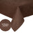 Tischdecke ca. 100x100 cm kaffeebohne-braun Chenille-Haptik beties "FarbTon"