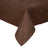 Tischdecke 100x100 cm kaffeebohne-braun Chenille-Haptik beties „FarbTon" – Tischwäsche Oeko-Tex 