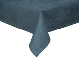  Tischdecke 100x100 cm nordlicht-blau Chenille-Haptik beties „FarbTon" – Tischwäsche Oeko-Tex 