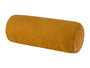 Nackenrollen Hülle ca. 15x40 cm curry-gelb Chenille-Haptik beties „FarbTon" – Gesamtansicht 