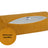 Nackenrollen Hülle ca. 15x40 cm curry-gelb Chenille-Haptik beties "FarbTon"