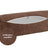 XL Rollen Hülle ca. 25x70 cm kaffeebohne-braun Chenille-Haptik beties "FarbTon"