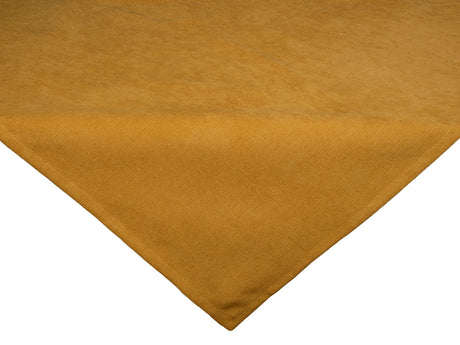  Mitteldecke 80x80 cm curry-gelb Chenille-Haptik beties „FarbTon" – Tischwaesche Oeko-Tex 