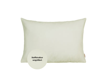 Kissenhülle ca. 25x35 cm sahne-weiss aus der beties FarbTon Serie.