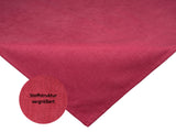 Mitteldecke himbeer-rot Chenille-Haptik beties "FarbTon" mit einem Detailbild der Stoffstrucktur.