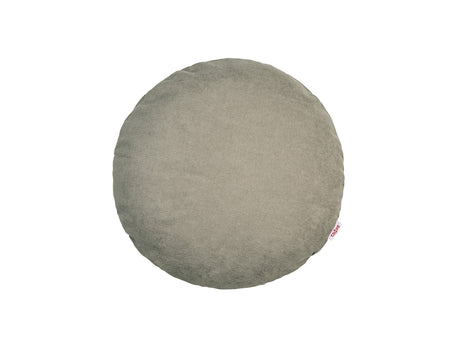 Kissenhülle rund ca. 40 cm Ø greig-taupe Chenille-Haptik beties „FarbTon"