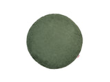 Kissenhülle rund ca. 40 cm Ø oliven-grün Chenille-Haptik beties „FarbTon"