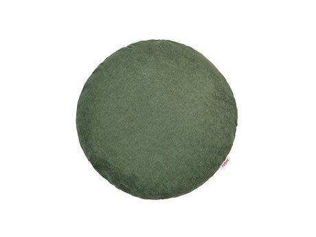 Kissenhülle rund ca. 40 cm Ø oliven-grün Chenille-Haptik beties „FarbTon"