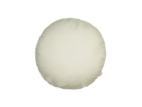 Kissenhülle rund ca. 40 cm Ø sahne-weiß Chenille-Haptik beties „FarbTon"