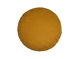 Kissenhülle rund ca. 50 cm Ø curry-gelb Chenille-Haptik beties „FarbTon"