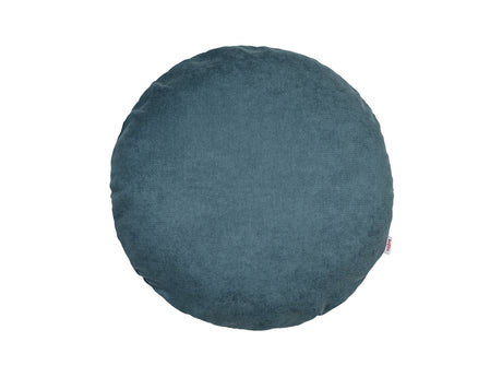 Kissenhülle rund ca. 50 cm Ø nordlicht-blau Chenille-Haptik beties „FarbTon"