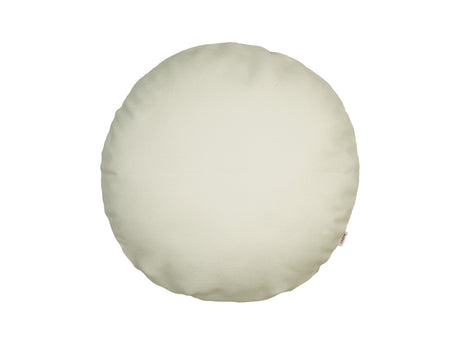 Kissenhülle rund ca. 50 cm Ø sahne-weiß Chenille-Haptik beties „FarbTon"